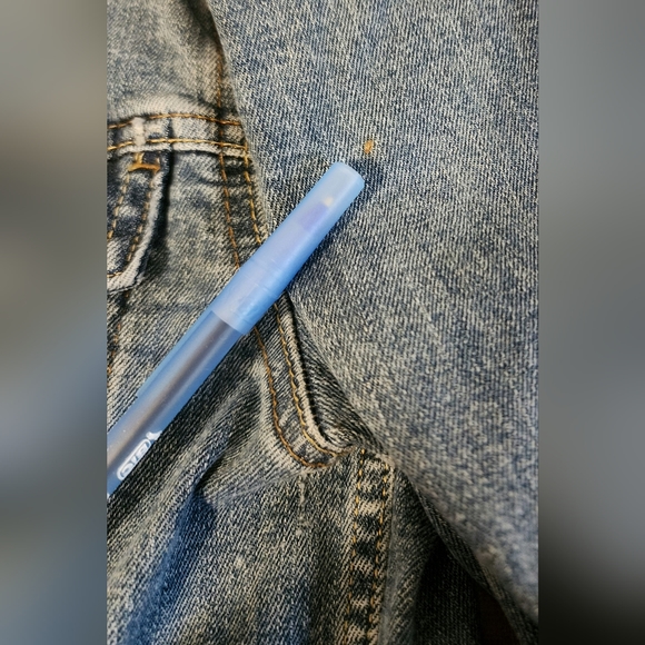 🍂🍁🍂Label of Graded Goods L.O.G.G Jean jacket size 8 H&M Denim🍁🍂🍁 - Picture 9 of 16